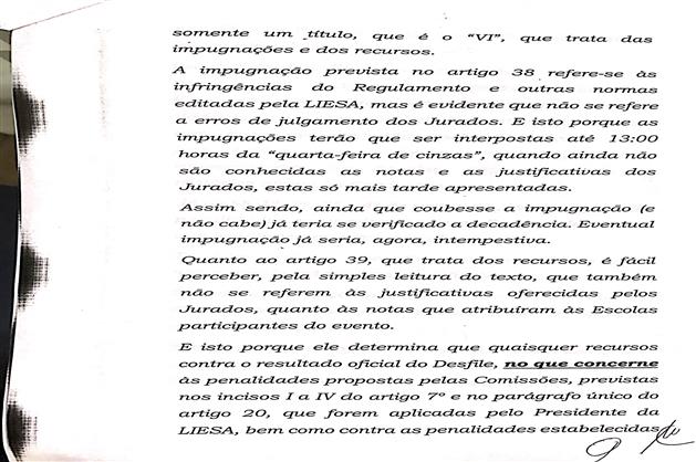 Portela entrará com recurso na Liesa para anular divisão do título
