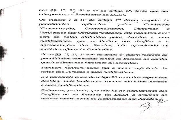 Portela entrará com recurso na Liesa para anular divisão do título