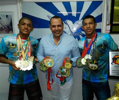 Atletas patrocinados pela Portela contabilizam medalhas no Brasil e no exterior