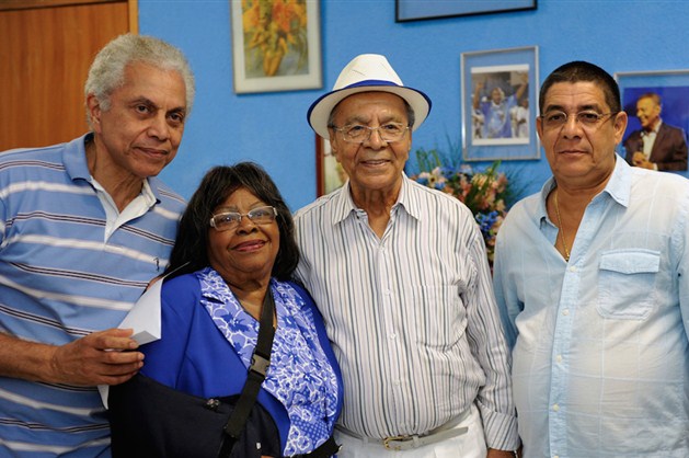 Monarco recebeu Paulinho da Viola e Zeca Pagodinho em dia de festa na quadra da Portela