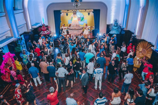 Bailinho da Portela recebe Fanfarra Black Clube, grupo Só Damas e bateria Tabajara do Samba nesta quinta